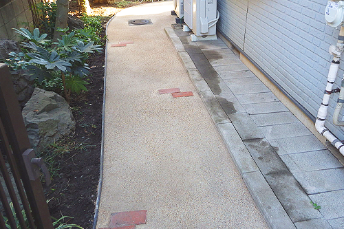 株式会社木むら造園の施工事例　S邸（マサド工事）